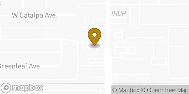 Map showing the location of Amazon Locker - Foster in Anaheim, CA 92801