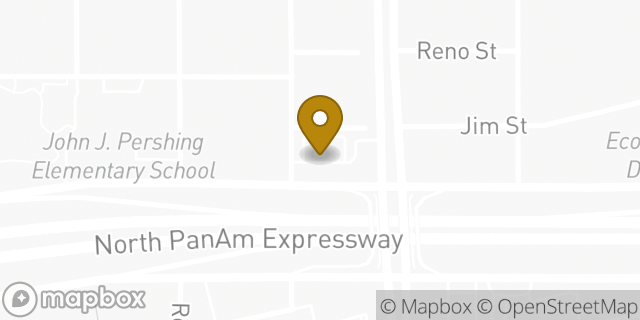 Map showing the location of Starbucks in San Antonio, TX 78208