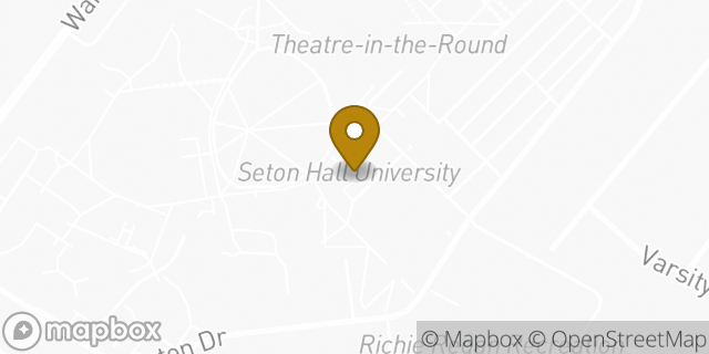Map showing the location of Amazon Locker - SHU Mooney 1 in South Orange, NJ 07079