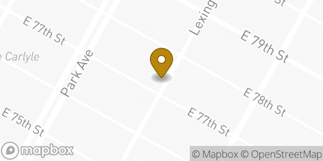 Map showing the location of Dunkin' in New York, NY 10075
