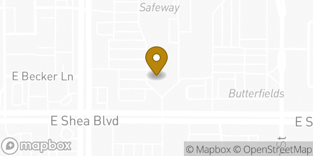 Map showing the location of Pearle Vision in Scottsdale, AZ 85254