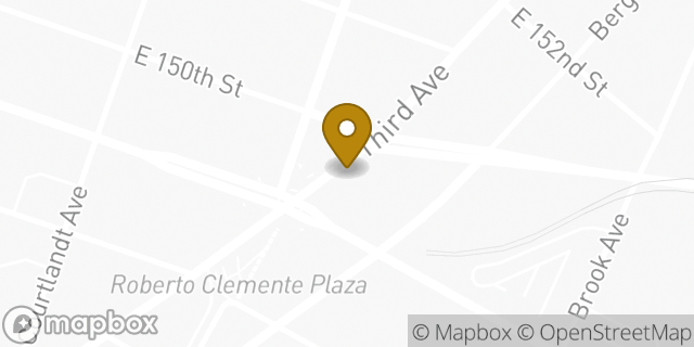 Map showing the location of McDonald's in Bronx, NY 10455