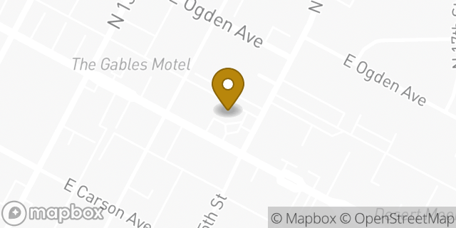 Map showing the location of Amazon Locker - Reiki in Las Vegas, NV 89101
