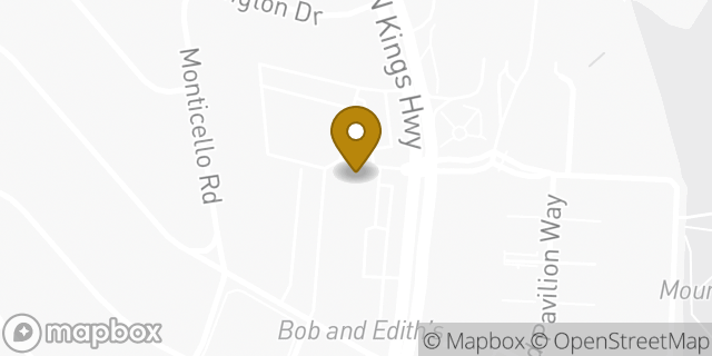 Map showing the location of Dunkin' in Alexandria, VA 22303