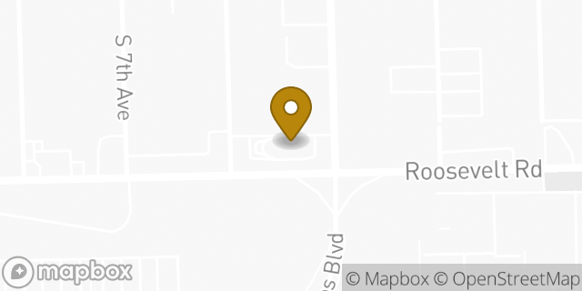 Map showing the location of McDonald's in Maywood, IL 60153