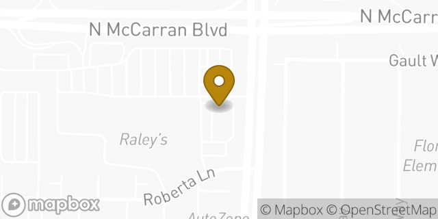 Map showing the location of Starbucks in Sparks, NV 89431