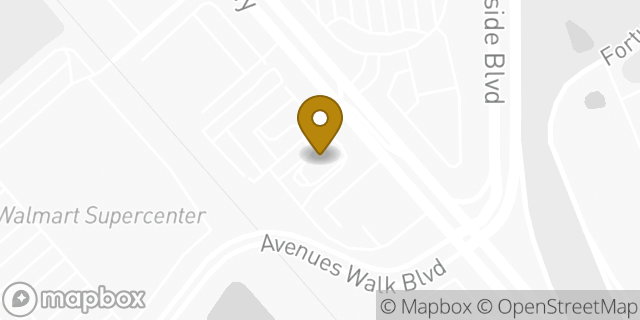 Map showing the location of McDonald's in Jacksonville, FL 32256