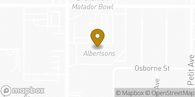 Map showing the location of Albertsons in Northridge, CA 91325