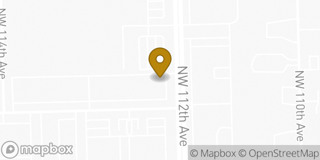 Map showing the location of The UPS Store in Sweetwater, FL 33172