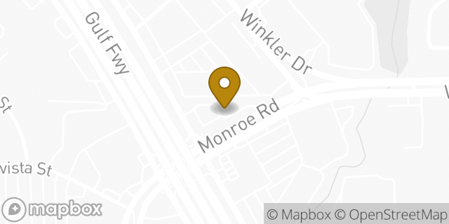 Map showing the location of Coinstar in Houston, TX 77017