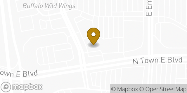 Map showing the location of Chipotle Mexican Grill in Mesquite, TX 75150