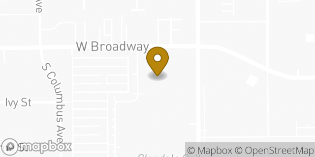 Map showing the location of Starbucks in Glendale, CA 91210