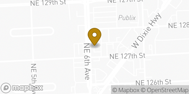 Map showing the location of CVS Pharmacy in North Miami, FL 33161