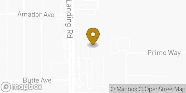 Map showing the location of Amazon Locker - Dhoa in Modesto, CA 95358
