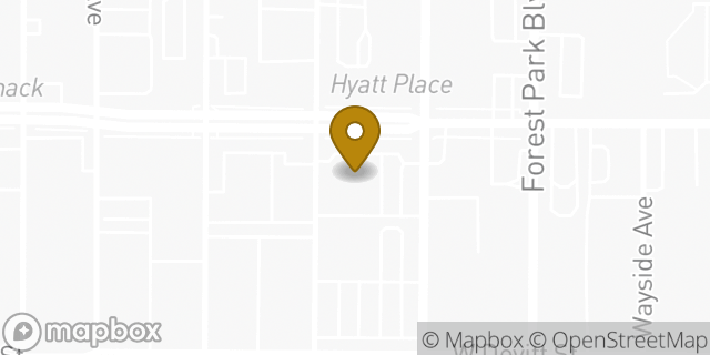 Map showing the location of Walgreens in Fort Worth, TX 76110