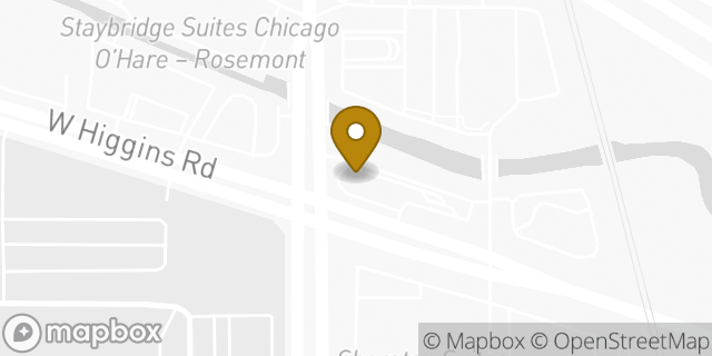 Map showing the location of McDonald's in Des Plaines, IL 60018