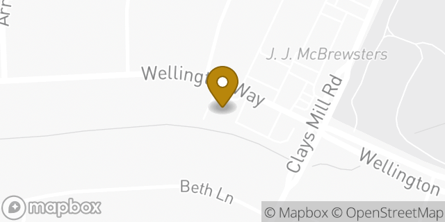 Map showing the location of Wellington KinderCare in Lexington, KY 40503