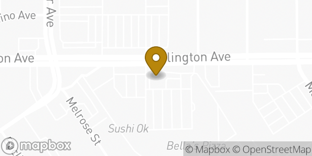 Map showing the location of Starbucks in Riverside, CA 92504