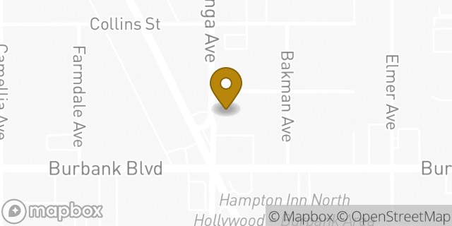 Map showing the location of Enterprise Rent-A-Car in North Hollywood, CA 91601
