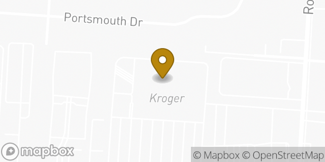 Map showing the location of Kroger in Reynoldsburg, OH