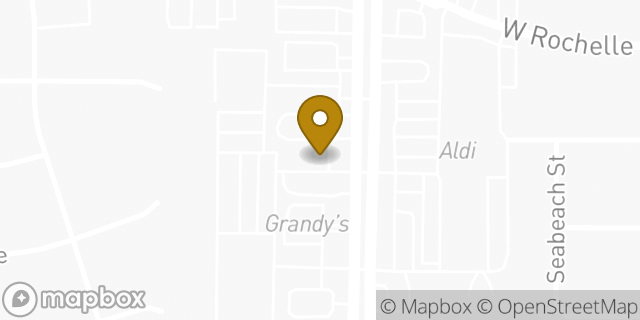 Map showing the location of Pearle Vision in Irving, TX 75062