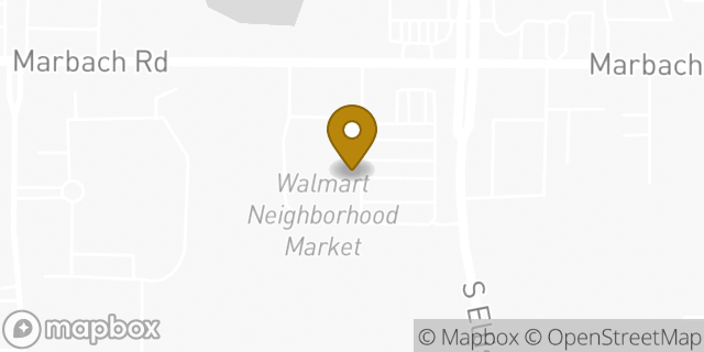 Map showing the location of Walmart Neighborhood Market in San Antonio, TX 78245