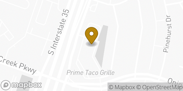 Map showing the location of Regions Bank in Austin, TX 78747