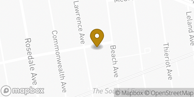Map showing the location of Dunkin' in Bronx, NY 10472