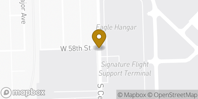 Map showing the location of Chicago - Signature Aviation Chicago Midway MDW (Gold Customers and Private Flights Only) in Chicago, IL 60638
