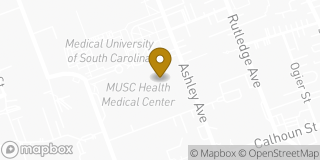 Map showing the location of Subway in Charleston, SC 29425