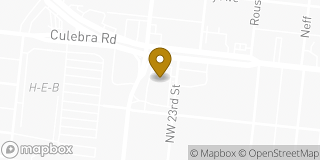 Map showing the location of CVS Pharmacy in San Antonio, TX 78201