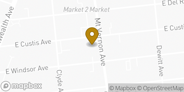 Map showing the location of 7-Eleven in Alexandria, VA 22301