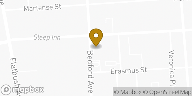 Map showing the location of Amazon Locker - Acantha in Brooklyn, NY 11226