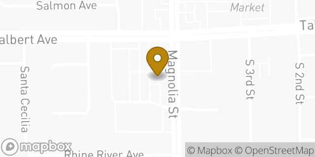 Map showing the location of Baskin-Robbins in Fountain Valley, CA 92708