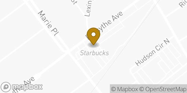 Map showing the location of Starbucks in Monroe, LA 71201