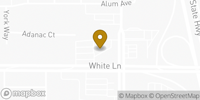 Map showing the location of Amazon Locker - Vulture in Bakersfield, CA 93309