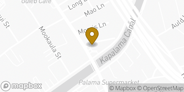 Map showing the location of 7-Eleven in Honolulu, HI 96817