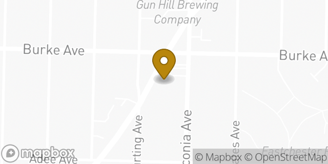 Map showing the location of Dunkin' in Bronx, NY 10469