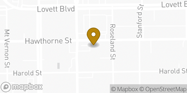 Map showing the location of Starbucks in Houston, TX 77006