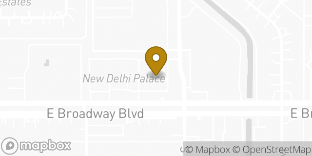 Map showing the location of Walgreens in Tucson, AZ 85710