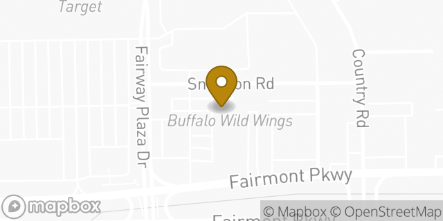 Map showing the location of Buffalo Wild Wings in Pasadena, TX 77505