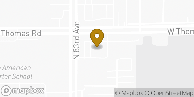 Map showing the location of ATM CVS in Phoenix, AZ
