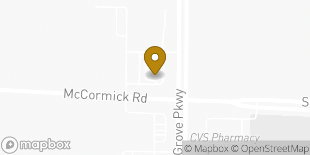 Map showing the location of Dunkin' in Oak Point, TX 75068