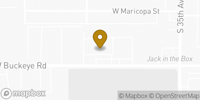 Map showing the location of Amazon Locker - Almandine in Phoenix, AZ 85009