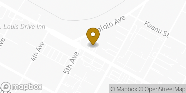 Map showing the location of McDonald's in Honolulu, HI 96816