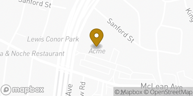 Map showing the location of ACME Markets in Yonkers, NY 10704