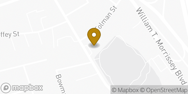 Map showing the location of Amazon Locker - Salween in Dorchester, MA 02122