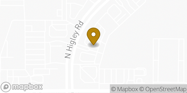 Map showing the location of Starbucks in Gilbert, AZ 85234