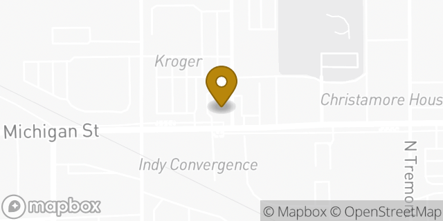 Map showing the location of Chase Mortgage in Indianapolis, IN 46222