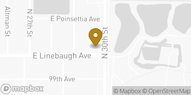 Map showing the location of Amazon Locker - Louvre in Tampa, FL 33612